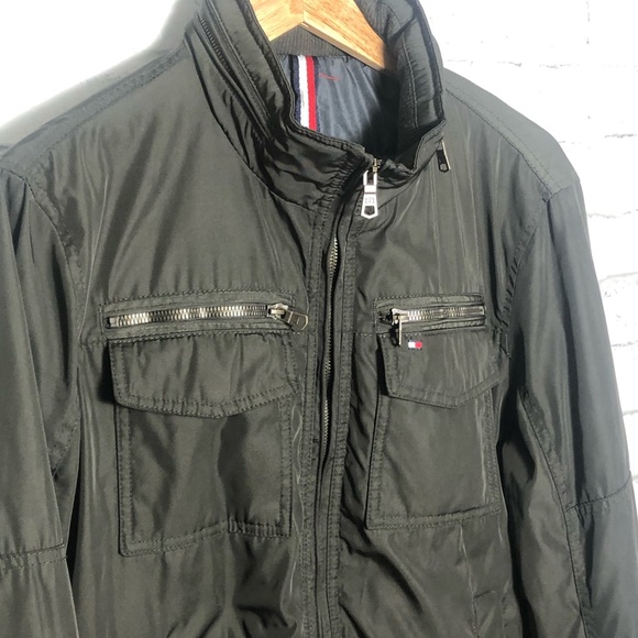 Men's filled Performance Bomber green Jacket M - Picture 3 of 16